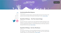 Desktop Screenshot of kyleschaeffer.com